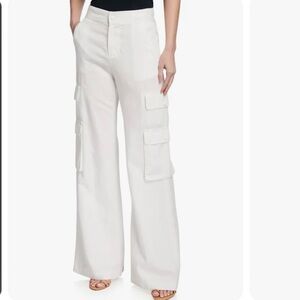 NWT Alice and Olivia Hayes wide leg cargo pants size 0